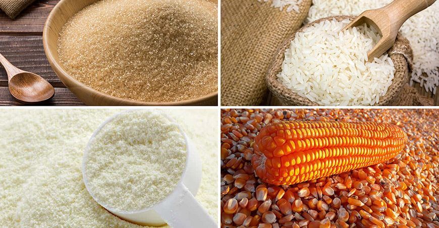 MEF aprueba precios de referencia para importar maíz, azúcar, arroz y leche
