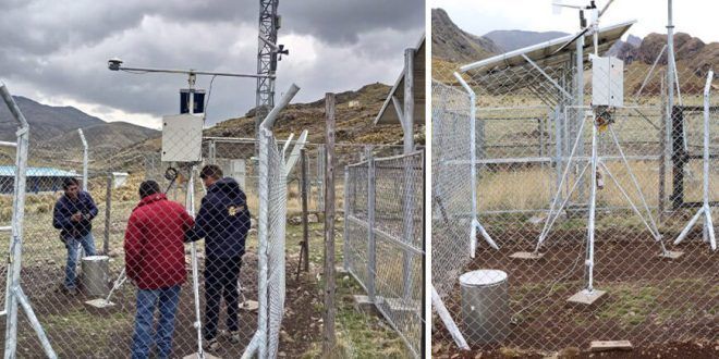 Inauguran estación meteorológica automática en Nuñoa Puno Perú