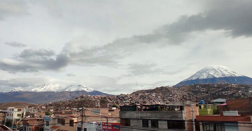 incremento de viento en Arequipa Perú