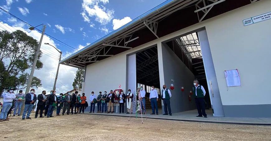 Cajamarca: ponen a disposición de los productores almacenes de semillas de papa, cereales y leguminosas