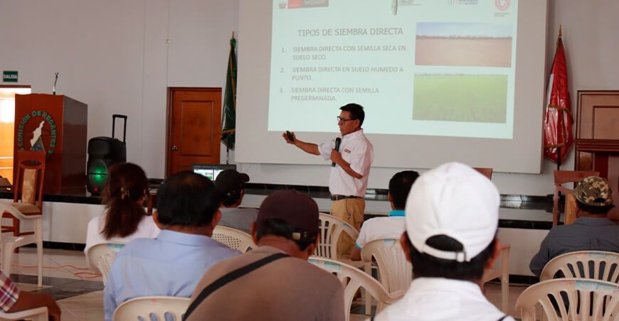 INIA capacita a productores de arroz Lambayeque