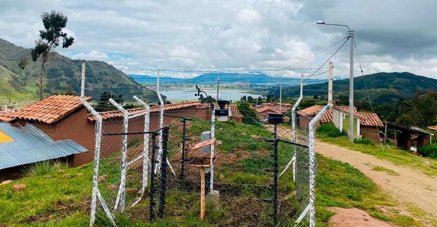 instalan estación meteorológica en la microcuenca Piuray-Ccorimarca