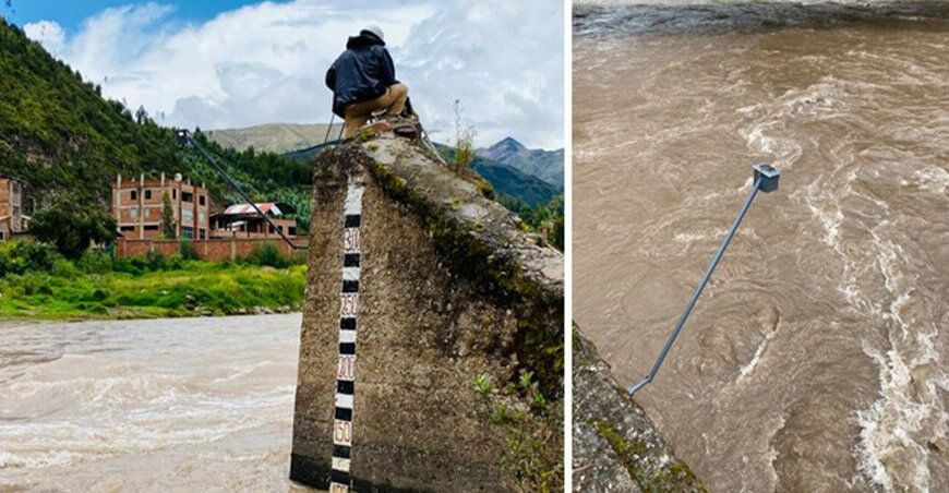 instalan sensor para el monitoreo hidrológico del río Vilcanota