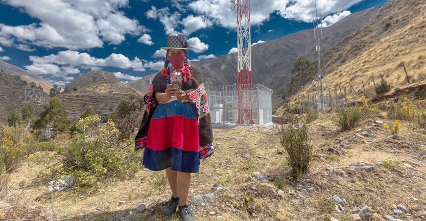 Pobladores de Vilca accederán a los servicios de internet móvil 4G