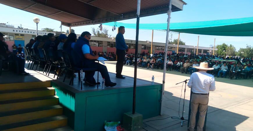 Agricultores exigen a Chinecas reformular expediente técnico para mejorar el viejo canal Irchim