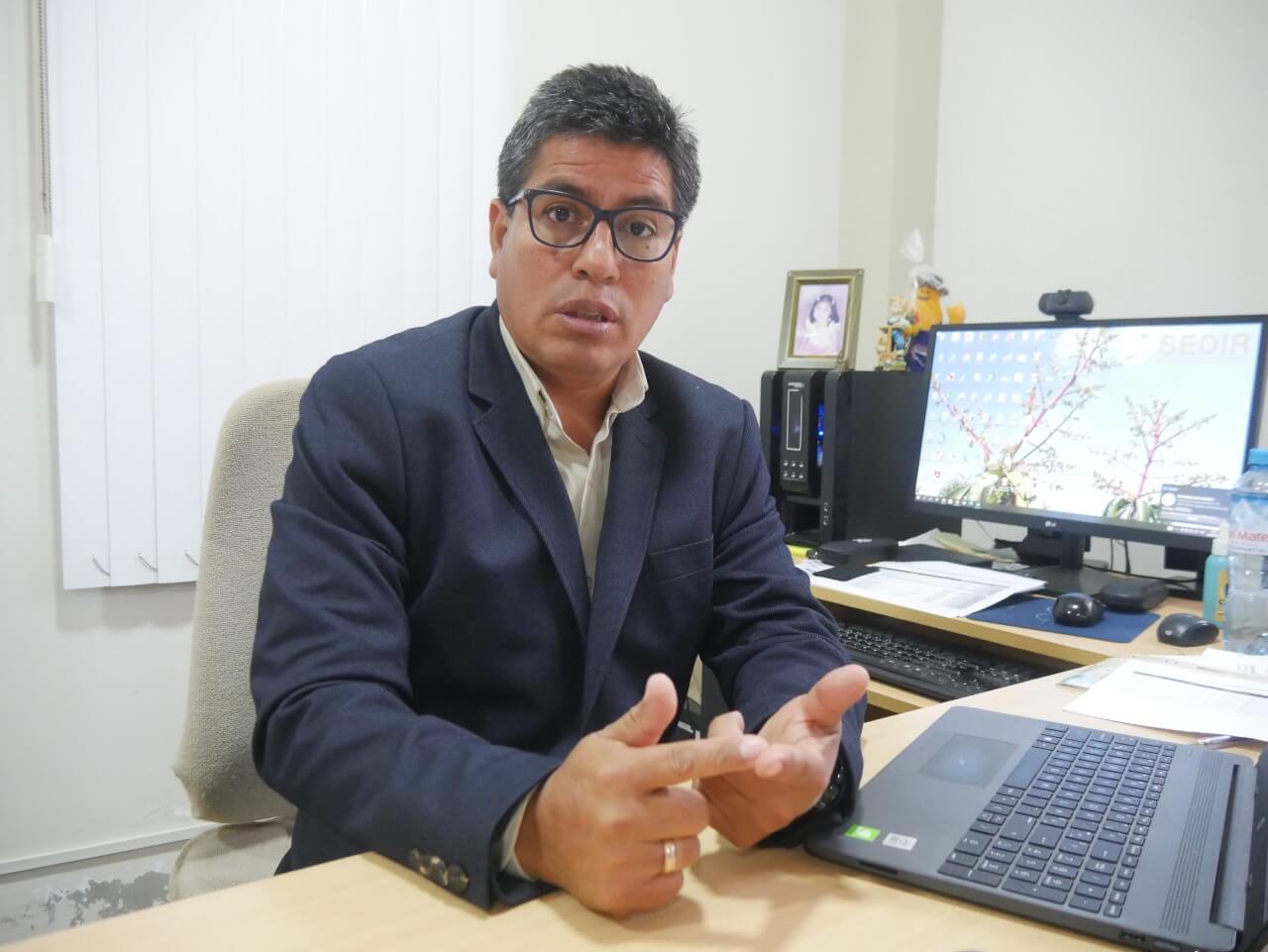 director ejecutivo del Servicio para el Desarrollo Integral Rural (Sedir), Juan Cerna Espinoza