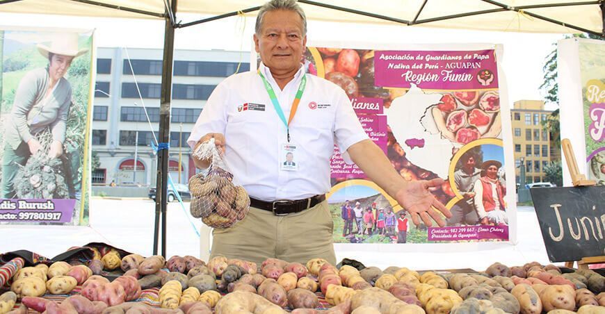 Ing. Agr. Juan Miguel Quevedo Bacigalupo, especialista de la Cadena de Papa del Ministerio de Desarrollo Agrario y Riego