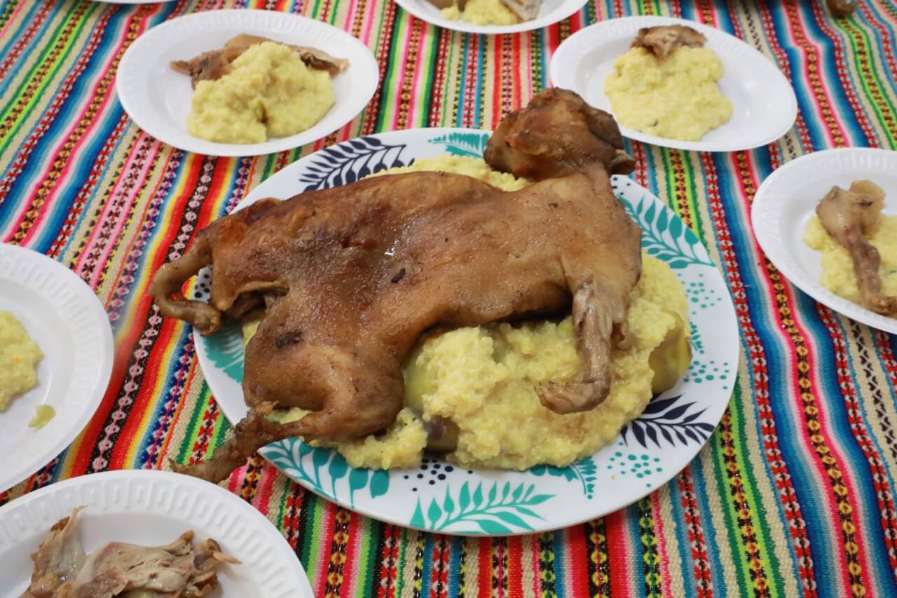 platos típicos a base de carne de cuy