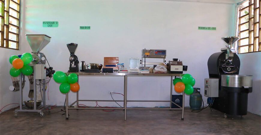 laboratorio de análisis de café y cacao