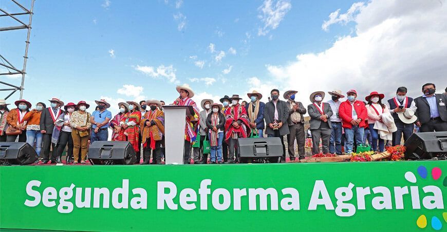 Lanzamiento de la segunda reforma agraria