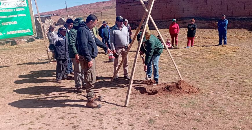construirán cobertizos para proteger al ganado del frío en Laraos