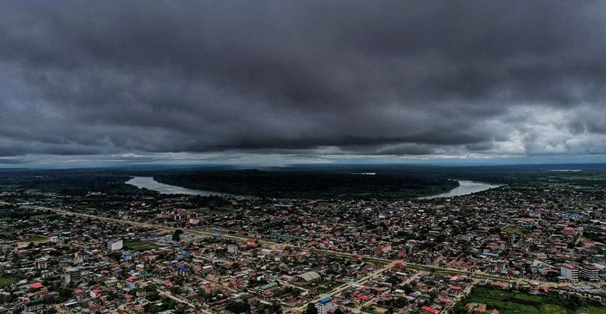 lluvia en la selva Perú