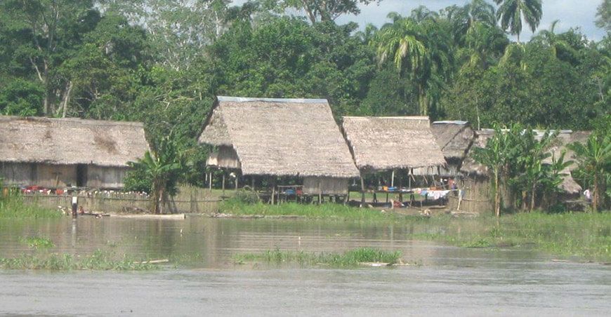 Lluvia en la selva norte del Perú