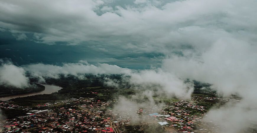 lluvia en la selva Perú