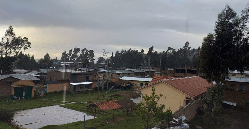 Desde hoy se presentará lluvia, nevada y granizada en la sierra