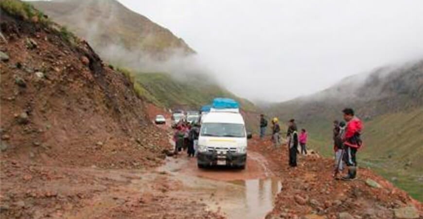 Lluvia en la sierra Perú
