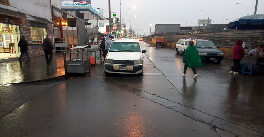 lluvia en la sierra Perú
