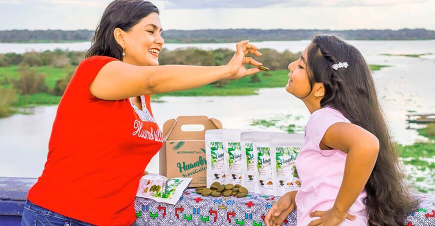 galletas fortificadas de macambo, camu camu y espirulina