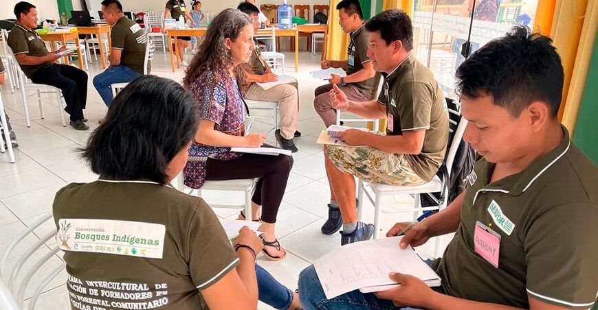 guías del bosque capacitarán sobre manejo forestal comunitario a comunidades indígenas