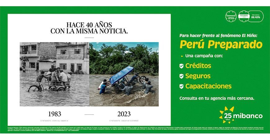 Más de 95 000 emprendedores se han capacitado en técnicas de prevención ante El Niño por Mibanco