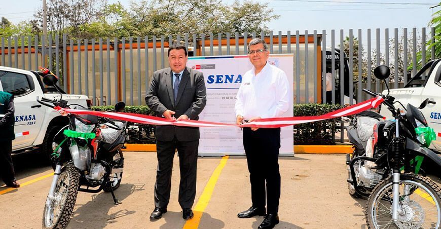 Midagri entrega nueva flota vehicular al Senasa en previsión de El Niño