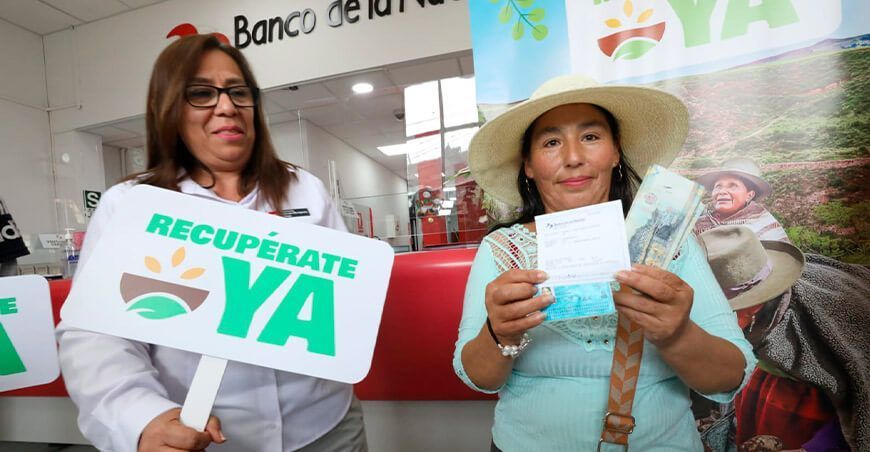 “Recupérate Ya” bono sequía del Midagri Perú