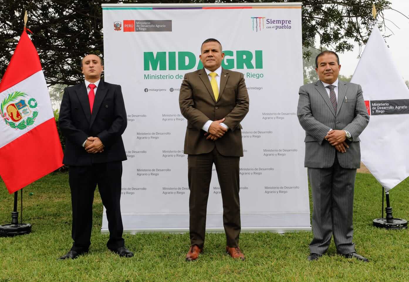ministro de Desarrollo Agraria y Riego, Javier Arce Alvarado