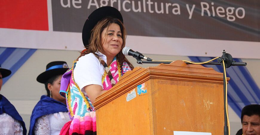 Inauguran proyecto de riego para impulsar actividades agrícolas en Apurímac