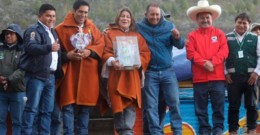 Ministra Jennifer Contreras lideró repoblamiento de vicuñas en Cajabamba