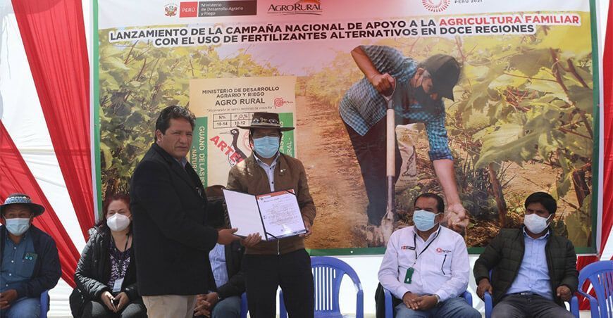 Ministro Maita lanzó campaña para facilitar acceso a fertilizantes alternativos