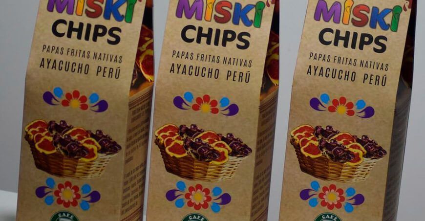 Emprendedores ayacuchanos apuestan por Miski Chips de papas nativas Perú