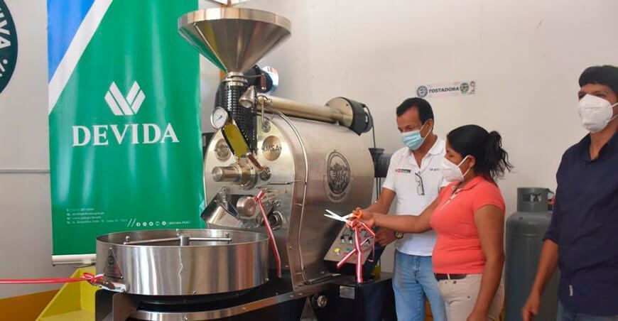 módulo de procesamiento de café