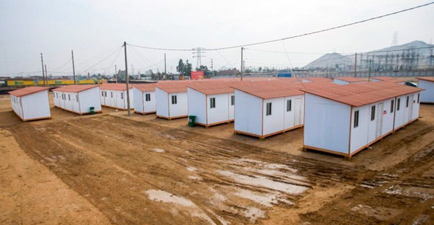 Entregaron módulos temporales de viviendas