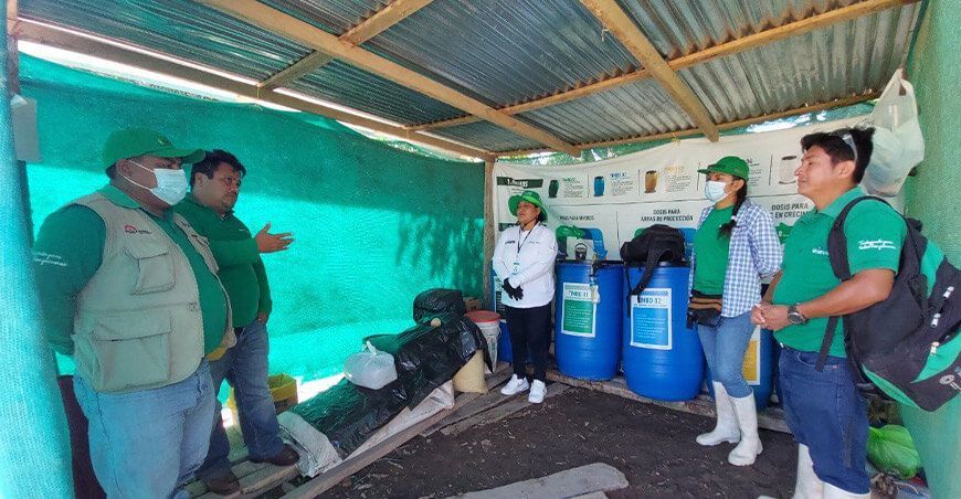 implementan módulos de biofertilizantes para mejorar producción de cultivo de cacao Perú