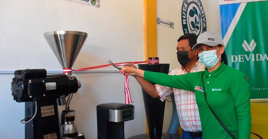 inauguran tres módulos de procesamiento de café