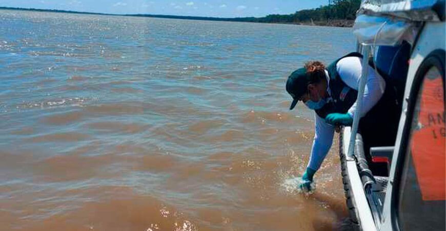 Monitorean calidad de agua superficial de la intercuenca Bajo Marañón