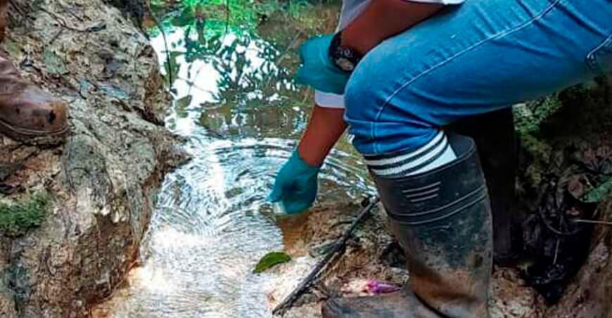 Monitorean calidad de agua de cuenca del río Tigre