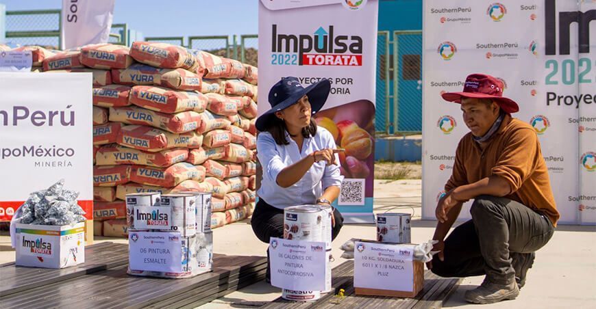 “Impulsa Torata” que promueve Southern Perú y el Comité Comunitario