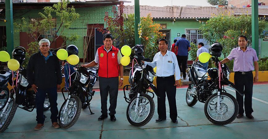 motocicletas para fortalecer sector alpaquero en Ayacucho