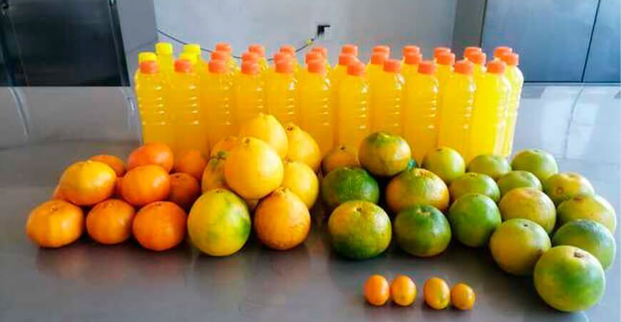 néctar de naranja Junín Perú