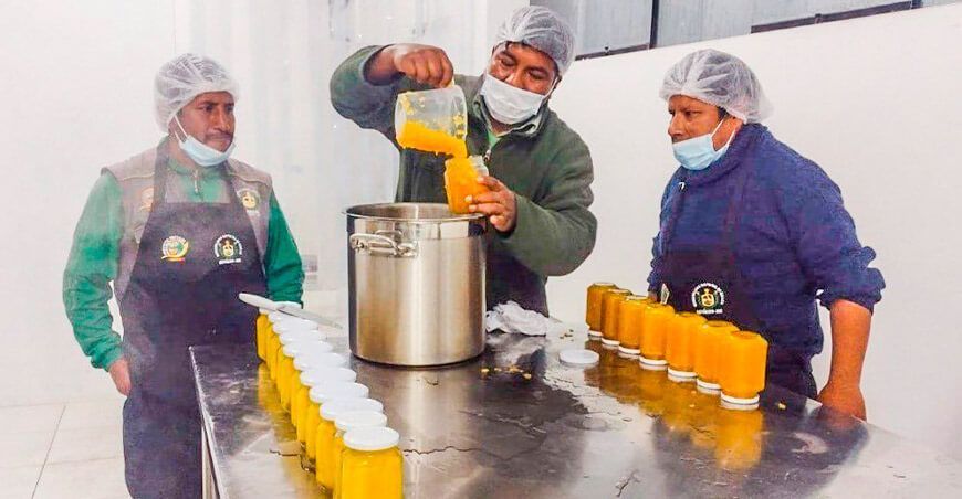 implementan planta procesadora de néctar de papayita andina, granadilla y aguaymanto