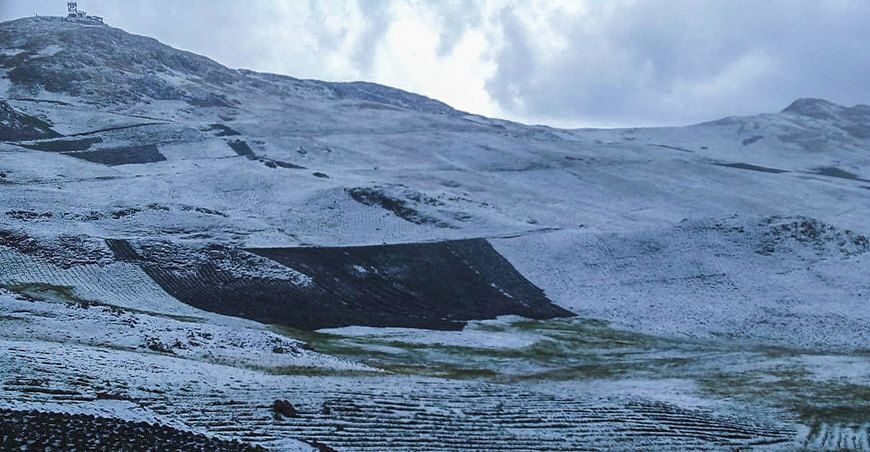 nieve y granizo en la sierra Perú