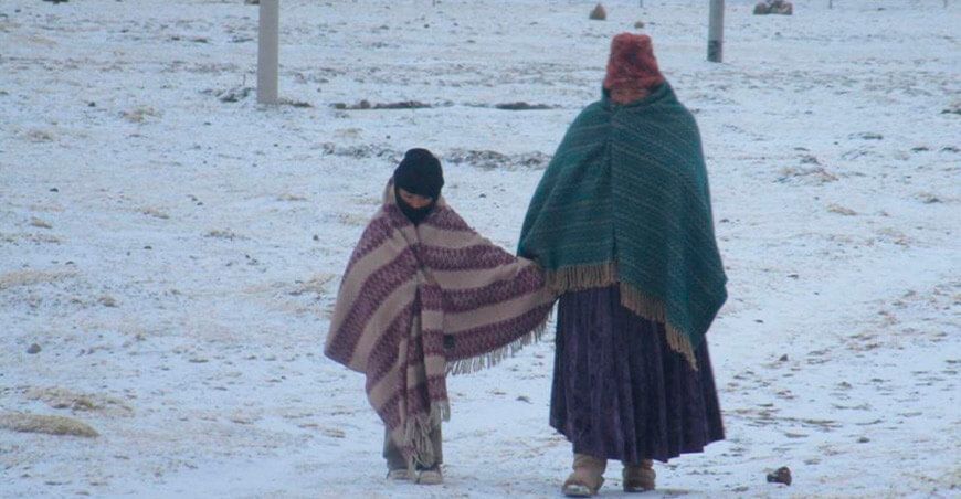 nieve y granizo en la sierra Perú