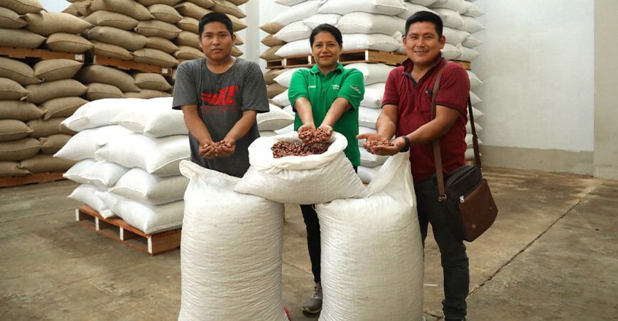 Nomatsigengas venden cacao orgánico