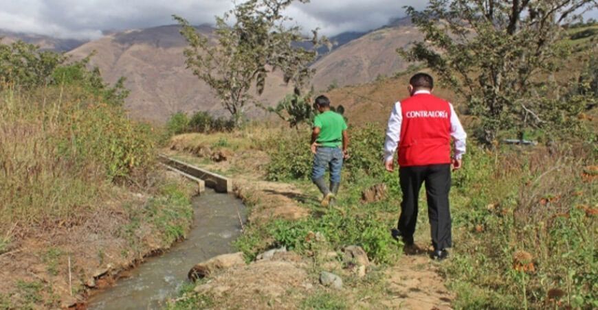 Contraloría identificó obras de irrigación abandonadas e inoperativas en Huánuco