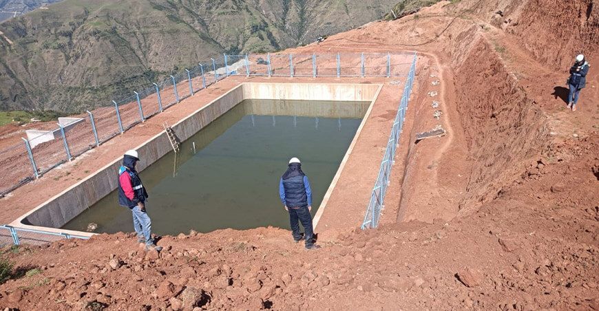 obras de riego construcción de reservorios Apurímac