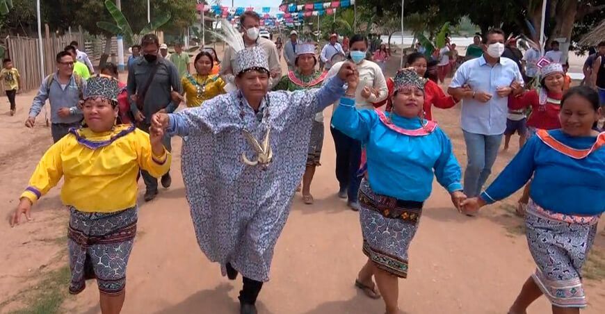 Palmicultora Ocho Sur fue distinguida por la comunidad nativa Shambo Porvenir