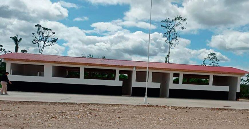 palmicultora Ocho Sur entregó local escolar al caserío “La Perla de Sanja Seca”