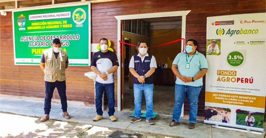 Huánuco: inauguran oficina agraria en Puerto Inca