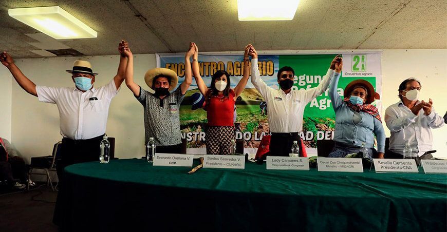 Gremios agrarios expresan respaldo a la segunda reforma agraria y a las medidas de reactivación
